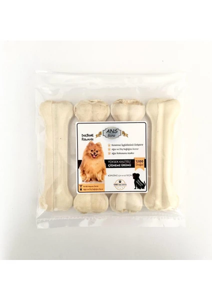 15 CM SÜTLÜ KEMİK 4LÜ TORBA SKT:12.2027
