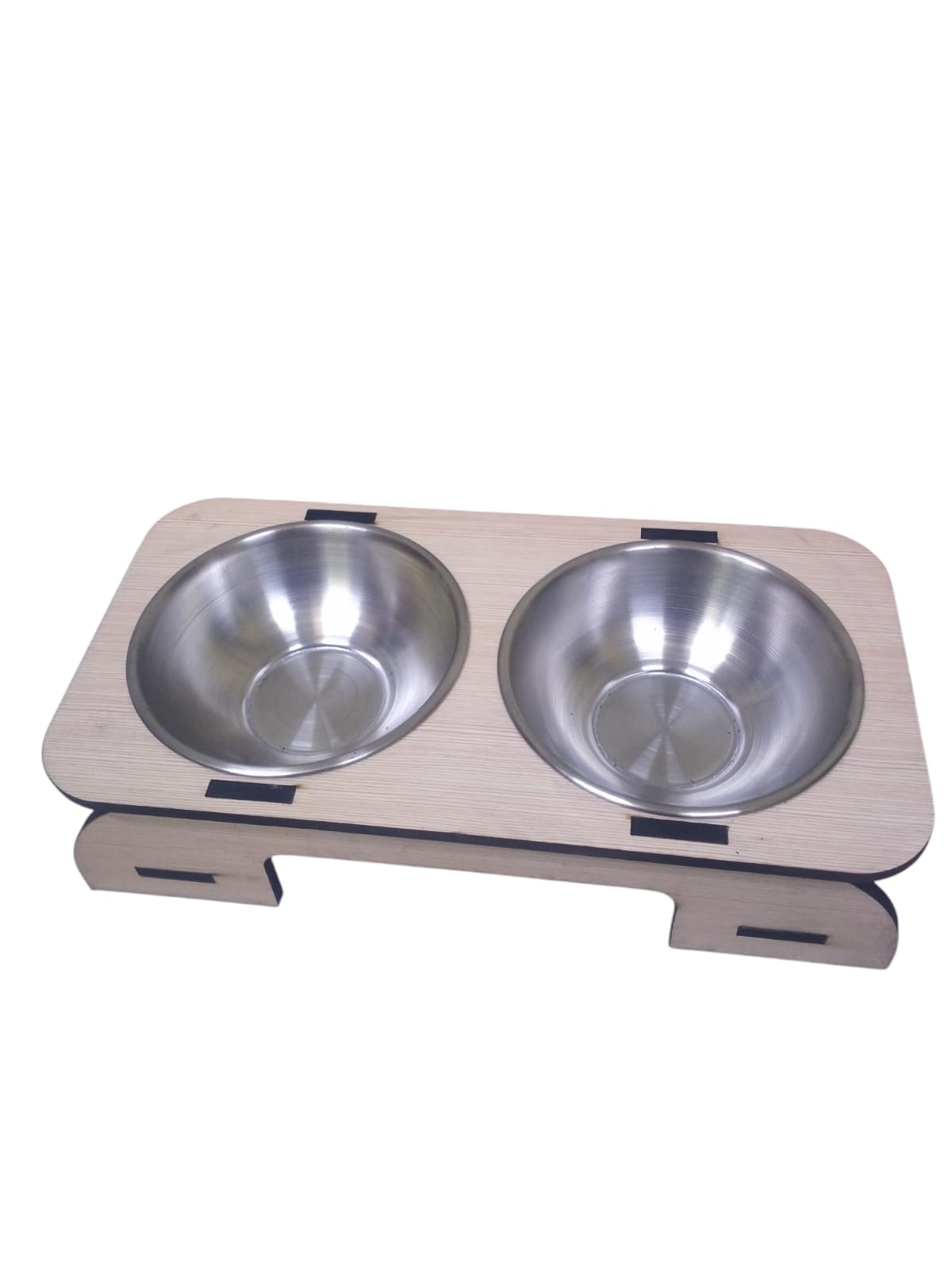 ÇİFTLİ AHŞAP ÇELİK MAMA KABI