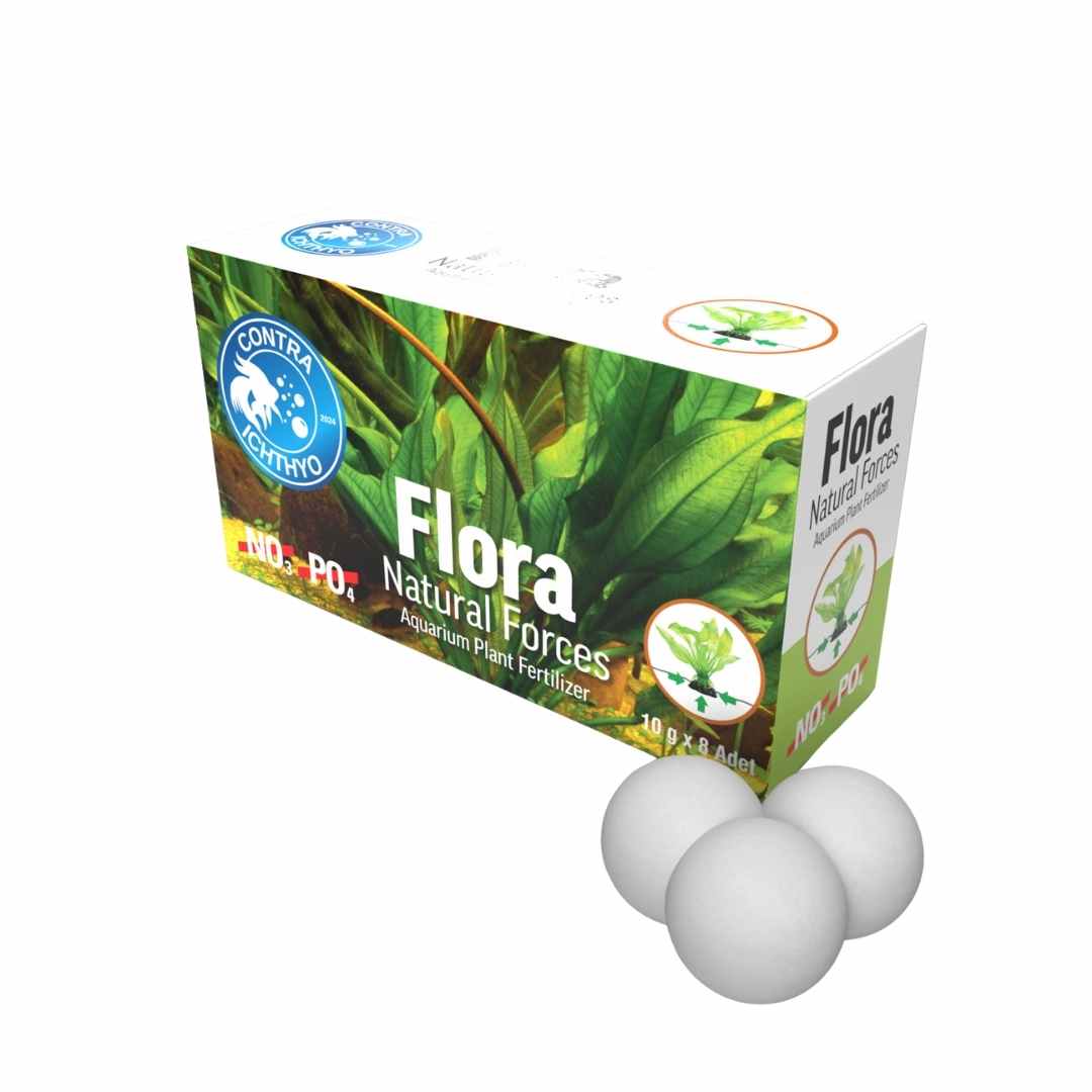 Contra Ichthyo Flora Natural Forces Akvaryum Bitki Gübresi – 8 Tablet