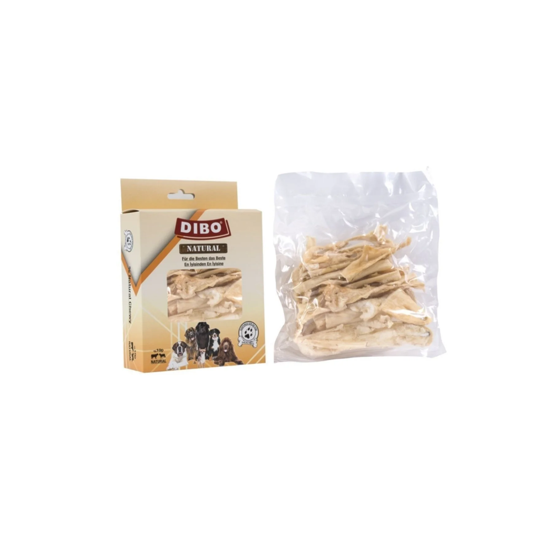 Dıbo Kurutulmuş Kuzu Kelle Derisi 100gr