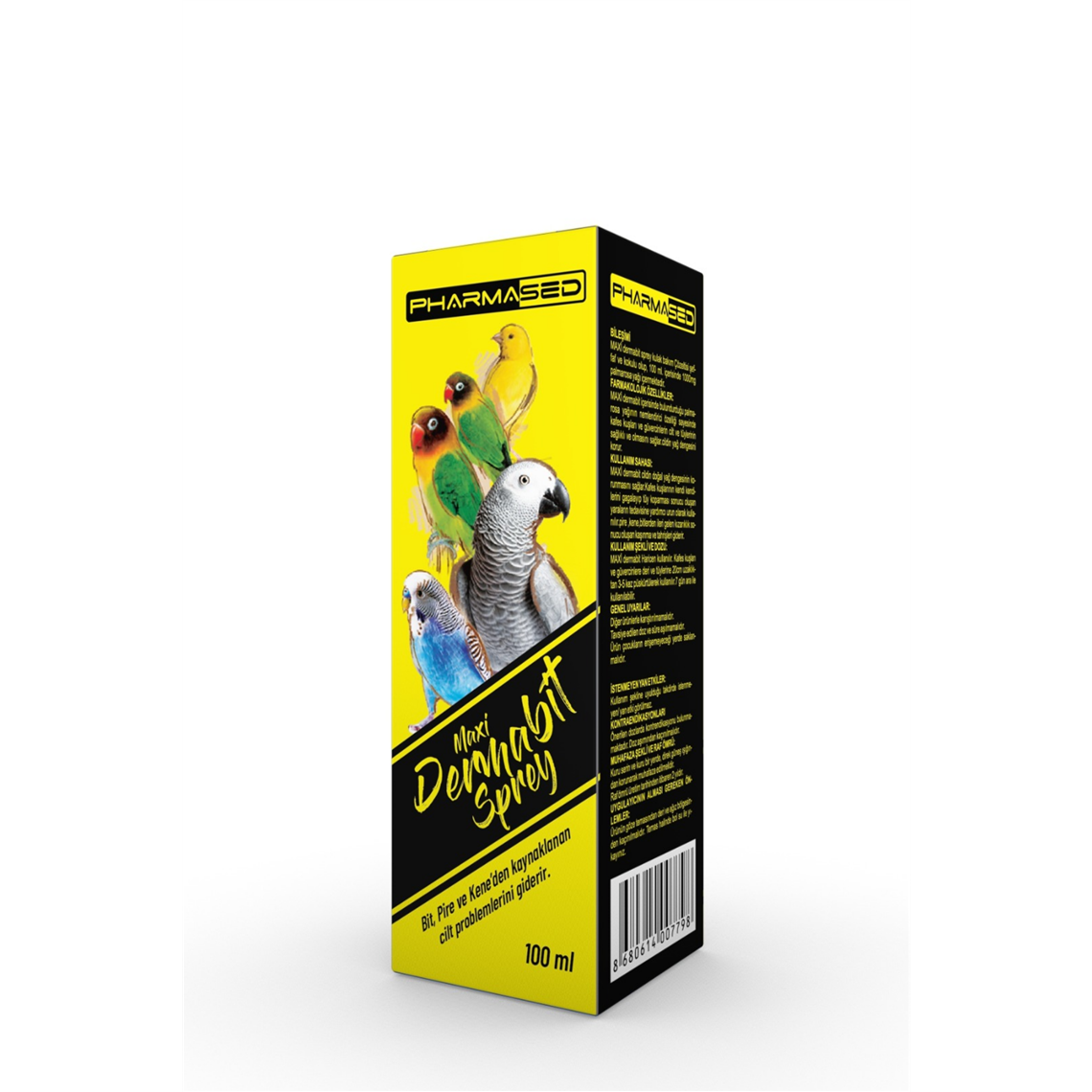 KUŞLAR İÇİN DERMABİT SPREY  100 ML