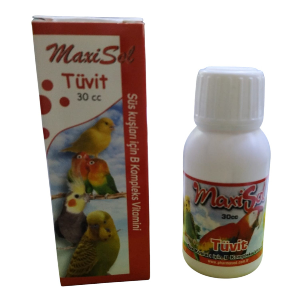 MAXİSOL TÜVİT KUŞ  VİTAMİN 30 CC