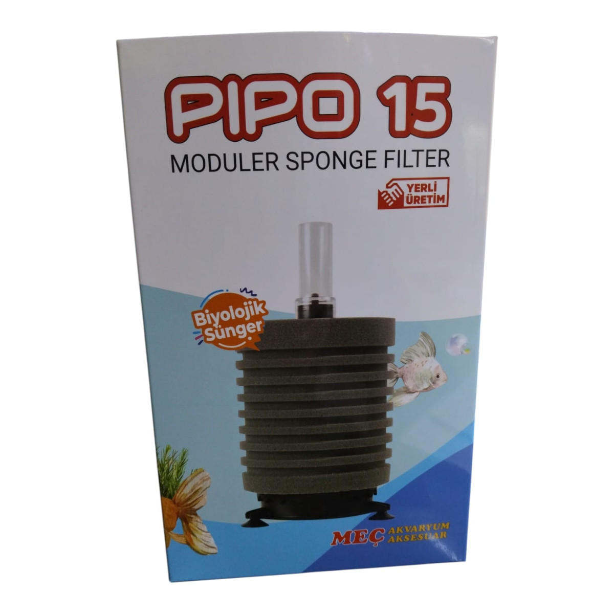 MEÇ PİPO 15 BİYOLOJİK SÜNGER