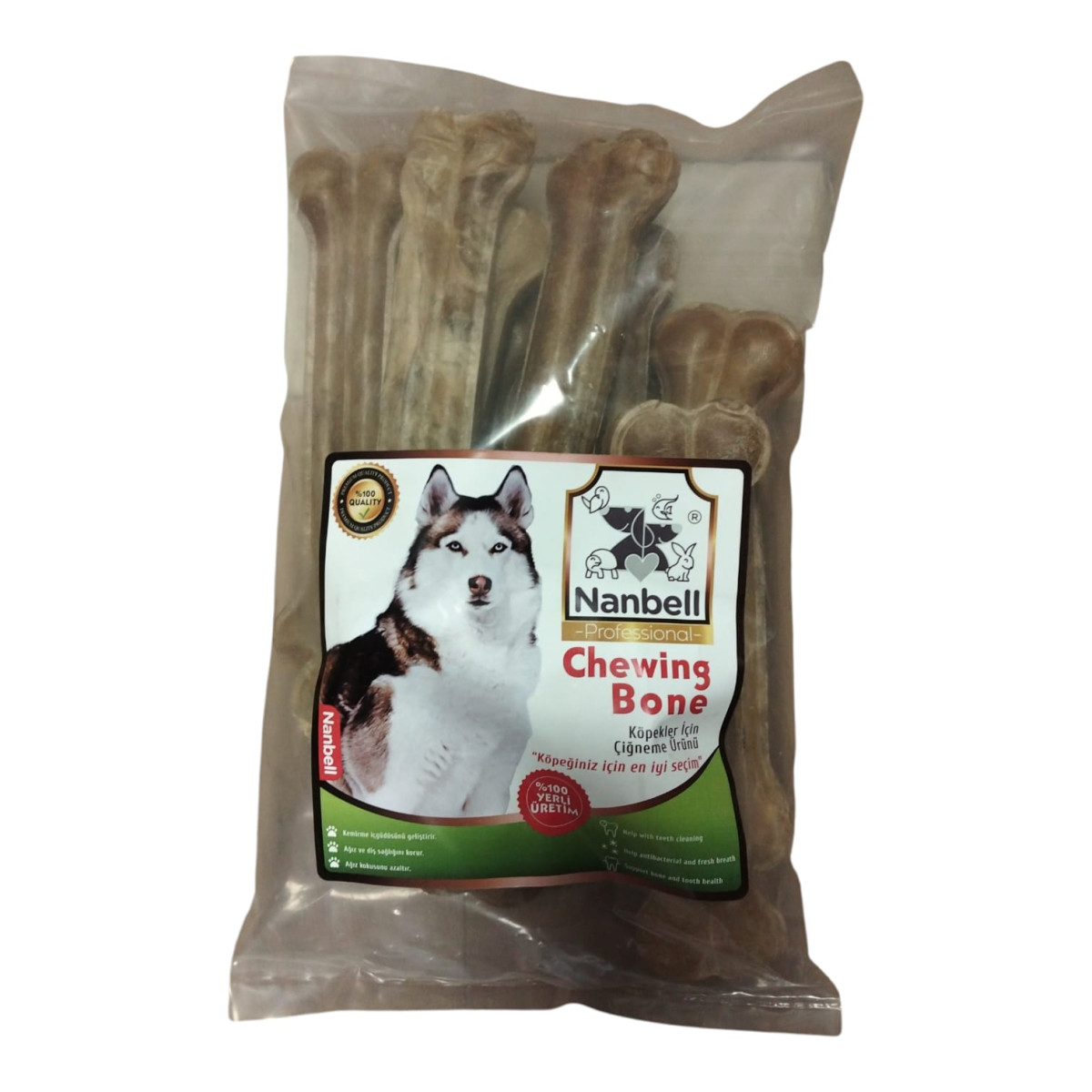 NANBELL 15CM CM 15 Lİ NATUREL KEMİK    SKT:12.2025