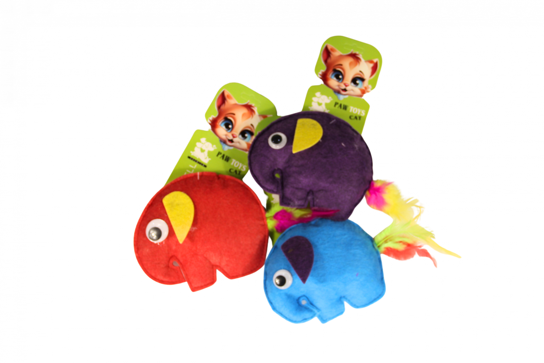 Nanbell AO040 Catnipli Fil Kedi Oyuncağı – Renkli ve Eğlenceli Kedi Oyuncağı