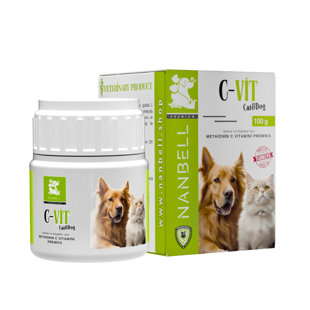 Nanbell C-Vit Methionin - C Vitamini ve Methionin Premiks (Kedi & Köpek)