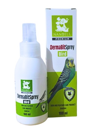 Nanbell DermaBit Sprey Bird 100 ml | Kuşlar İçin Cilt ve Tüy Bakım Spreyi Nanbell DermaBit Sprey Bird 100 ml | Kuşlar İçin Cilt ve Tüy Bakım Spreyi