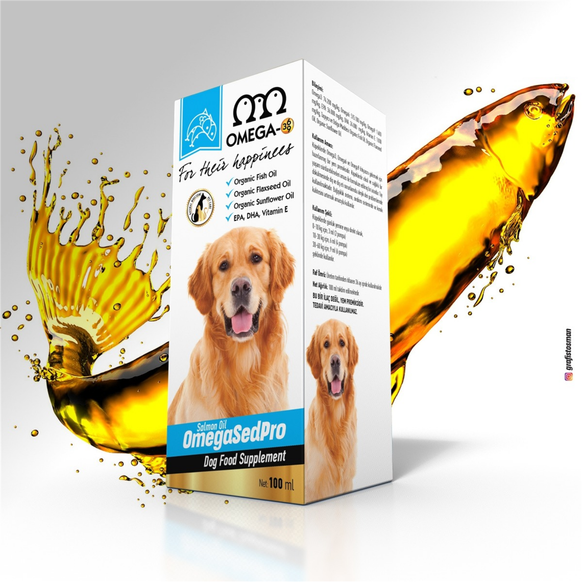 OMEGA SEDPRO KÖPEK 100ML