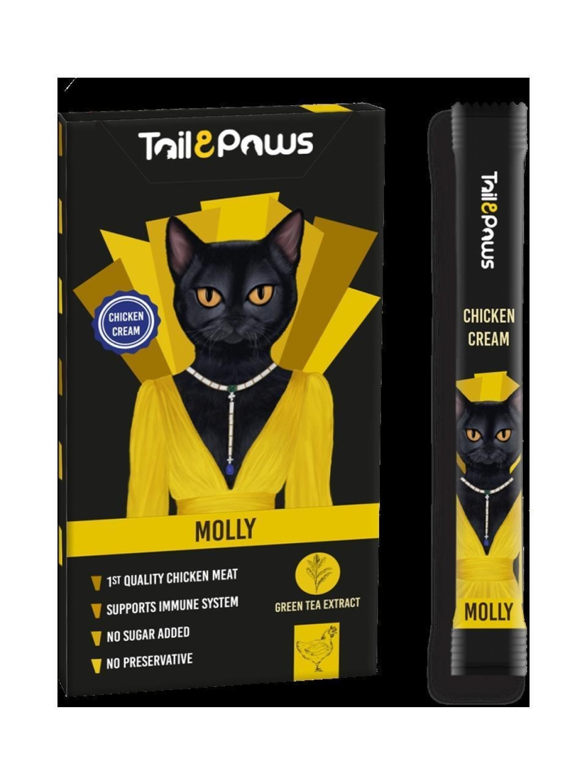 REEFLOWERS MOLLY CHICKEN 5x15 GR KEDİ ÖDÜL MAMASI