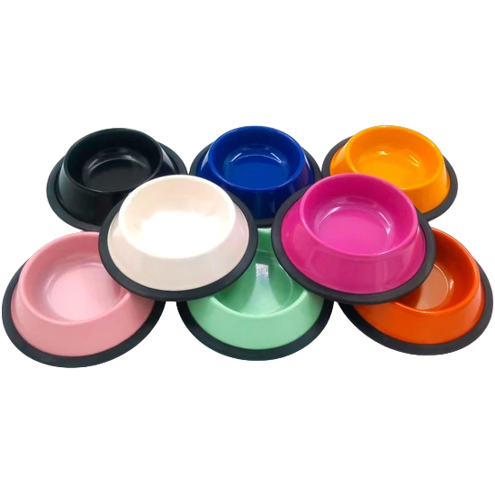 Renkli Çelik Mama Kabı - ANS 8oz