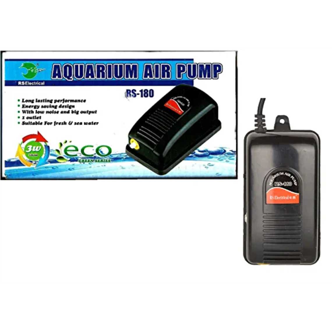 RS 180 TEK ÇIKIŞLI  HAVA MOTORU