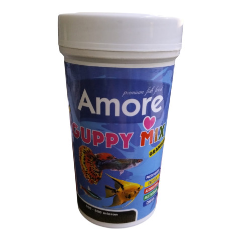 AMORE GUPPY MİX GRANULES 250 ML