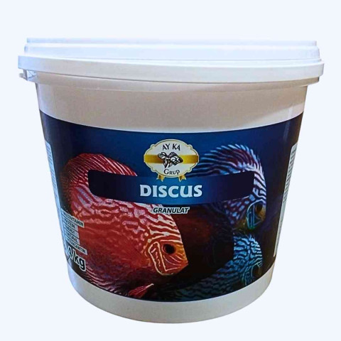 Ayka Discus Granulat 4 KG (Kova) – Discus ve Tropikal Balıklar İçin Renk Artırıcı Granül Yem | Vitamin ve Spirulina Destekli Formül