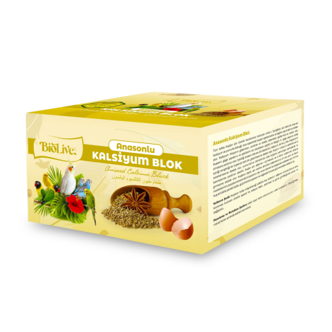 BİOLİVE ANASONLU KALSİYUM BLOK 18Lİ