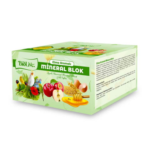 BİOLİVE ELMALI MİNERAL BLOK 18Lİ