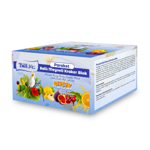 BİOLİVE PARAKET BALLI MEYVELİ BLOK 18Lİ