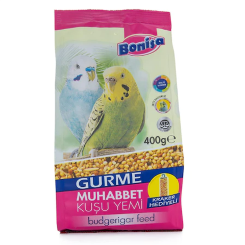 BONİSA GURME MUHABBET KUŞ YEMİ 400GR
