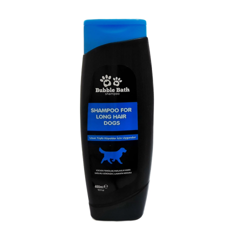 BUBBLE BATH UZUN TÜYLÜ KÖPEKLER İÇİN MAVİ ŞAMPUAN