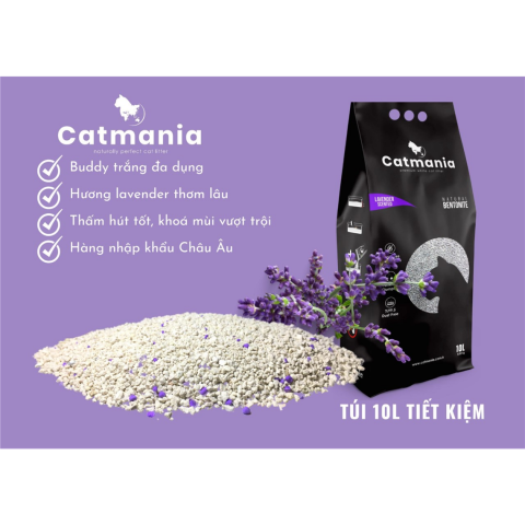 CATMANIA 10 LT LAVANTA KOKULU KUM