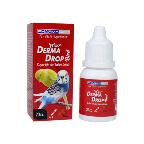 DERMA DROP KUŞLAR İÇİN DERİ VE TÜY BAKIMI 20 CC