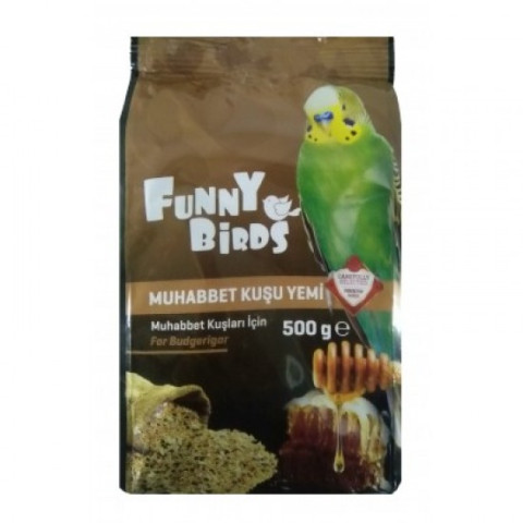 FUNNY BİRDS BALLI MUHABBET YEMİ 500 GR