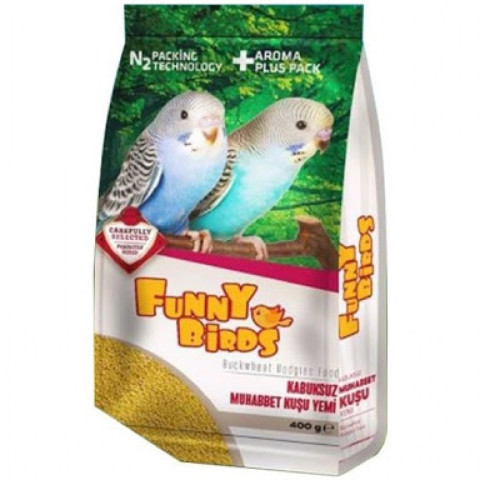 FUNNY BİRDS KABUKSUZ MUHABBET KUŞ YEMİ 400 GR