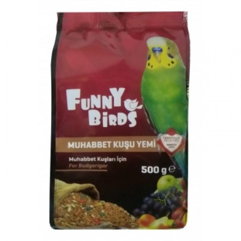 FUNNY BİRDS MEYVELİ MUHABBET YEMİ 500 GR