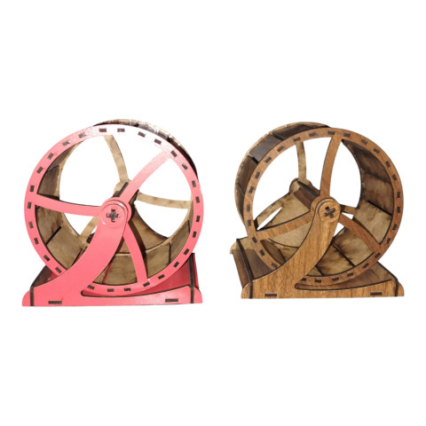 HAMSTER AHŞAP  DEĞİRMEN ÇARKI