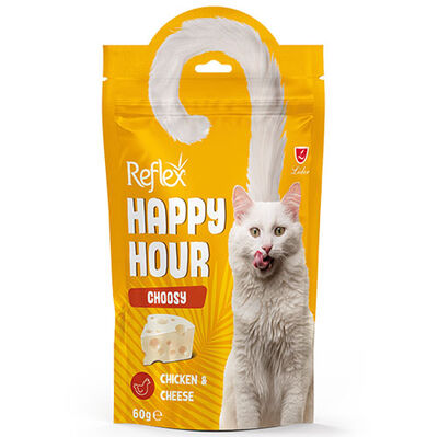 Happy Hour Choosy Tavuk Etli ve Peynirli Kedi Ödülü 60 Gr