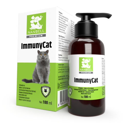 Nanbell Premium ImmunyCat Kediler için Bağışıklık Güçlendirici Vitamin (100 ml)