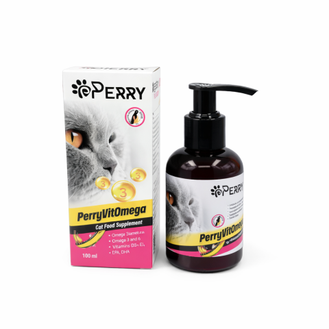 Kediler İçin PerryVitOmega 100ml