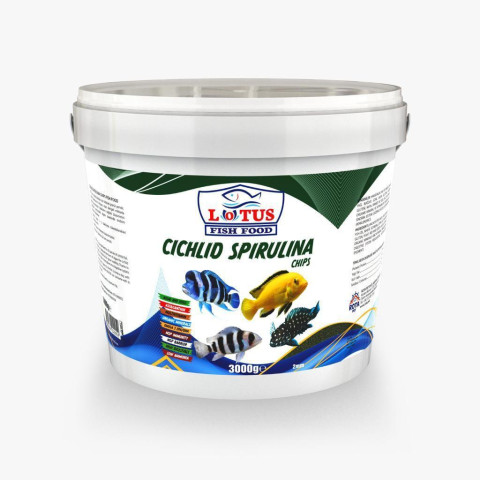 LOTUS CİCHLİD SPIRULİNA 3 KG KOVA