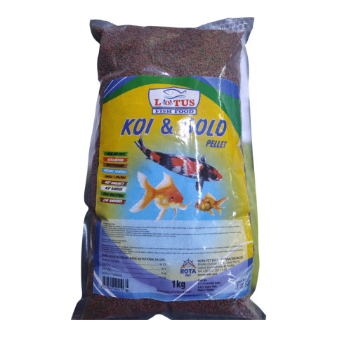 LOTUS KOI GOLD PELLET 860 GR 1KG