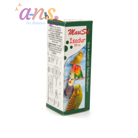 MAXİSOL İSADUR KUŞ VİTAMİN  30 CC