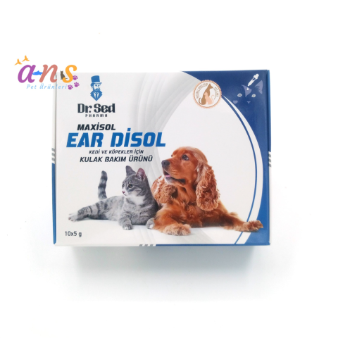 MAXİSOL KEDİ VE KÖPEK İÇİN KULAK BAKIM ÜRÜNÜ 10x5 GR