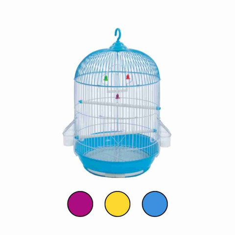 Nanbell C301 Silindir Kuş Kafesi | 34×54 cm | Renkli, Şık ve Kullanışlı Tasarım