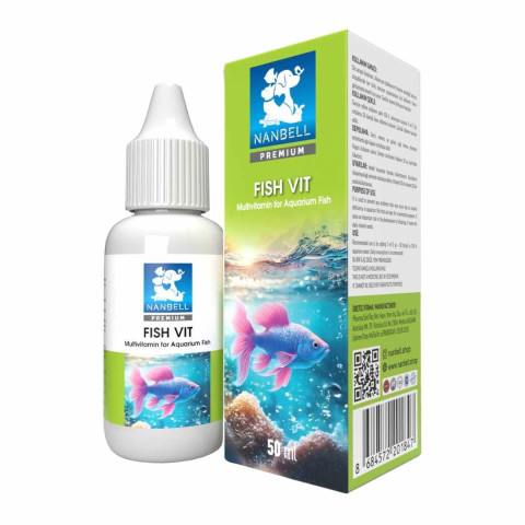 Nanbell FishVit Akvaryum Balıkları İçin Multivitamin – 50ml