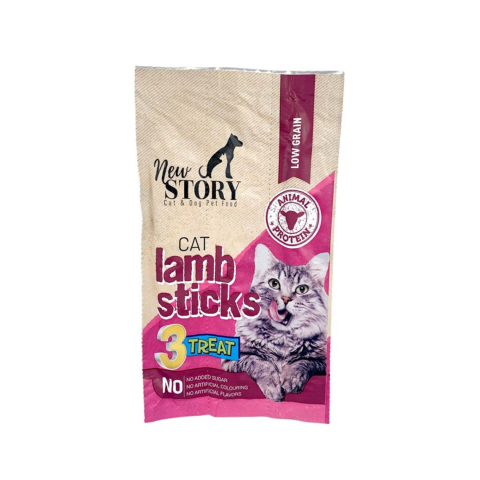 NEW STORY CAT LAMB STICKS 15GR