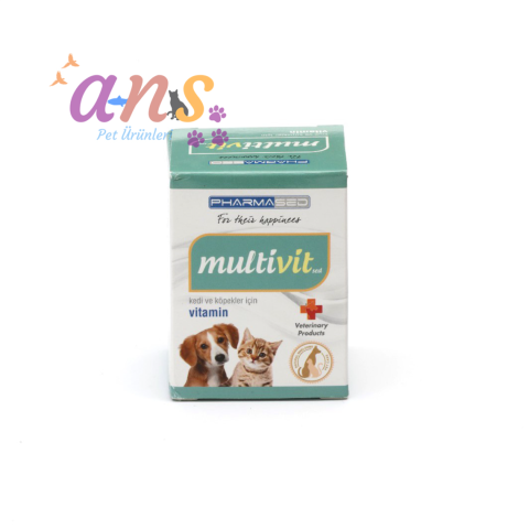 PHARMASED KEDİ VE KÖPEKLER İÇİN MULTİVİT VİTAMİN 100 GRAM
