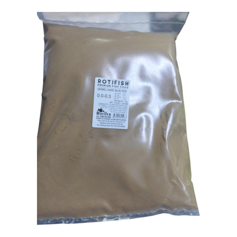 ROTIFISH  YAVRU BALIK DİP YEMİ 1KG (0,0mm-0,3mm)