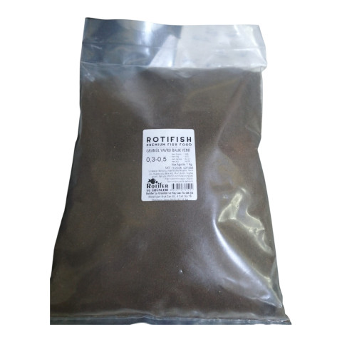 ROTIFISH  YAVRU BALIK DİP YEMİ 1KG (0,3mm-0,5mm)