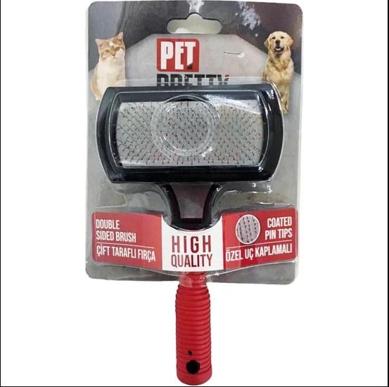 VP-7250 PET PRETTY ÇİFT TARAFLI FIRÇA TARAK