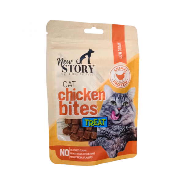 New Story Cat Chicken Bites Kedi Ödül Maması - 80 gr - Görsel 2