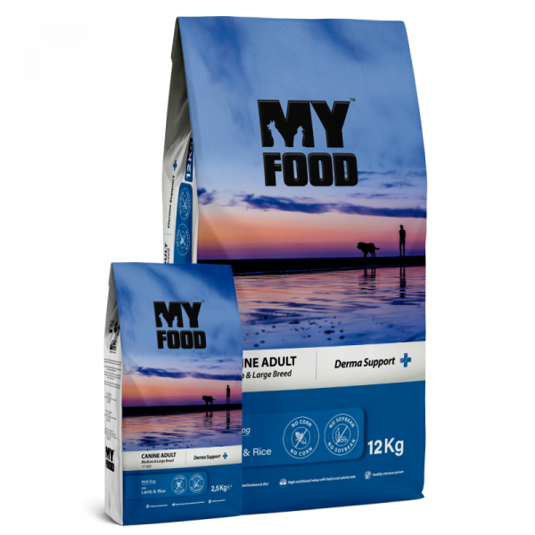 My Food Yavru Köpek Maması – Medium & Large Irklar İçin Kuzulu Pirinçli 2,5 KG